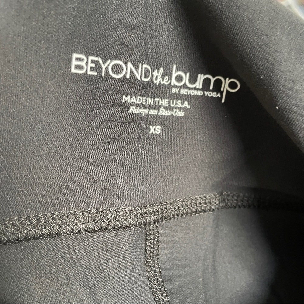 Beyond the Bump Full Length Black Maternity Leggings NWT Size XS - Picture 6 of 8